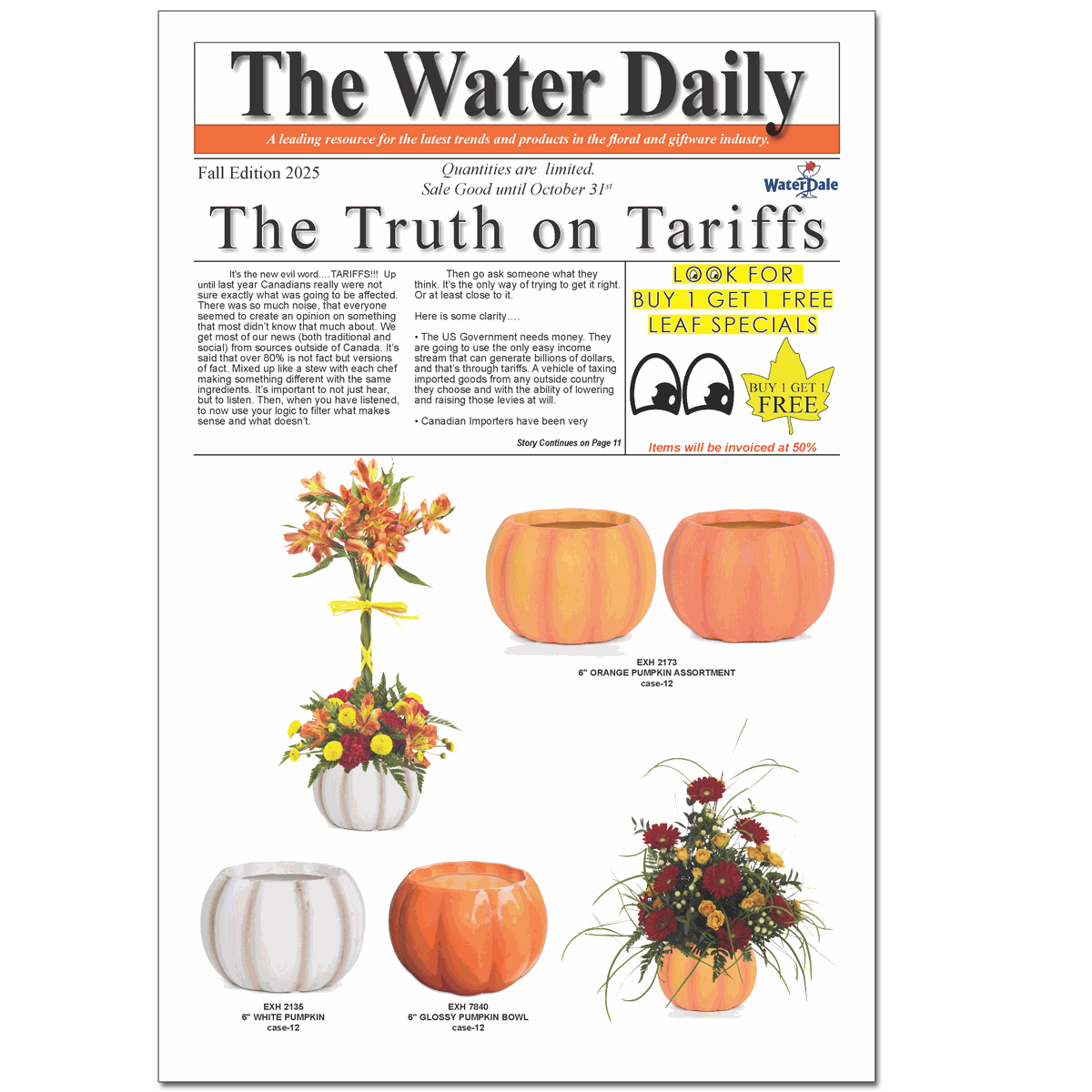 Fall Water Daily 2025