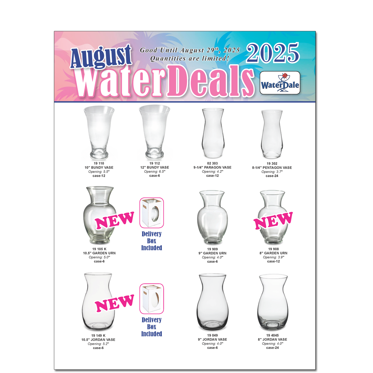 August Water Deals 2025