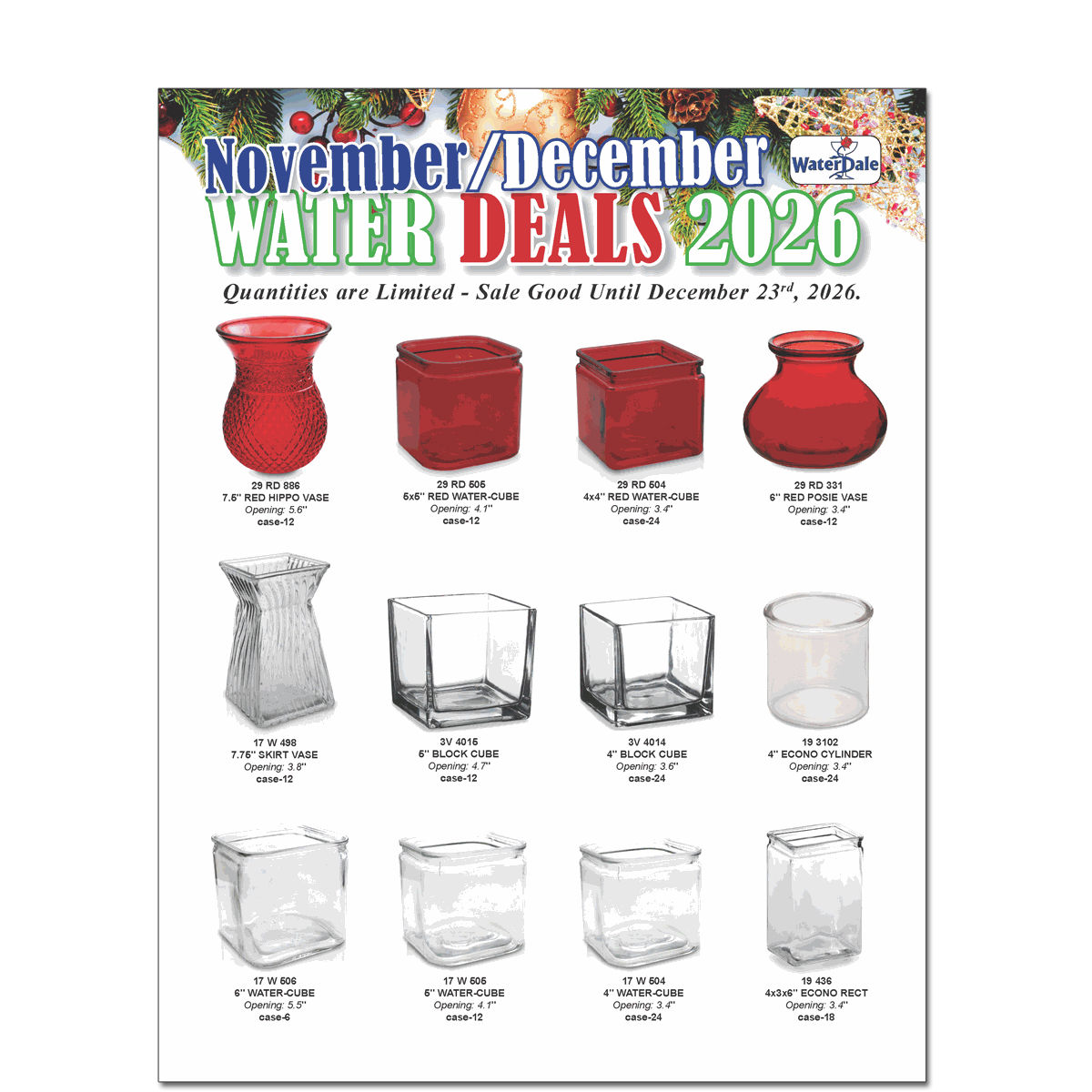 Christmas Water Daily 2026
